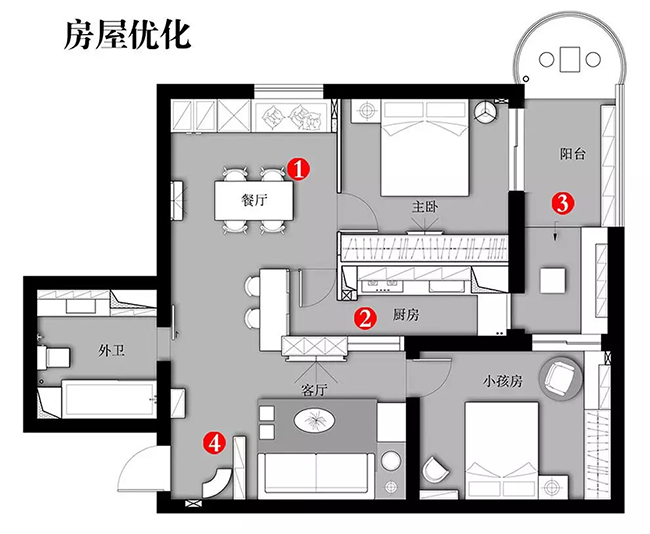 老舊房改造，感受北歐生活